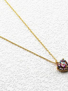 Kate Spade Crystal Heart Necklace